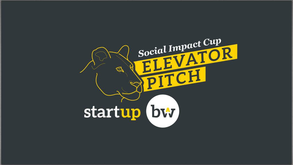 Abbildung: Social Impact Cup - Elevator Pitch, startup BW